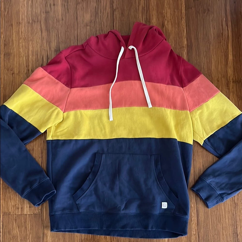 Marine Layer Multicolor Striped Hoodie